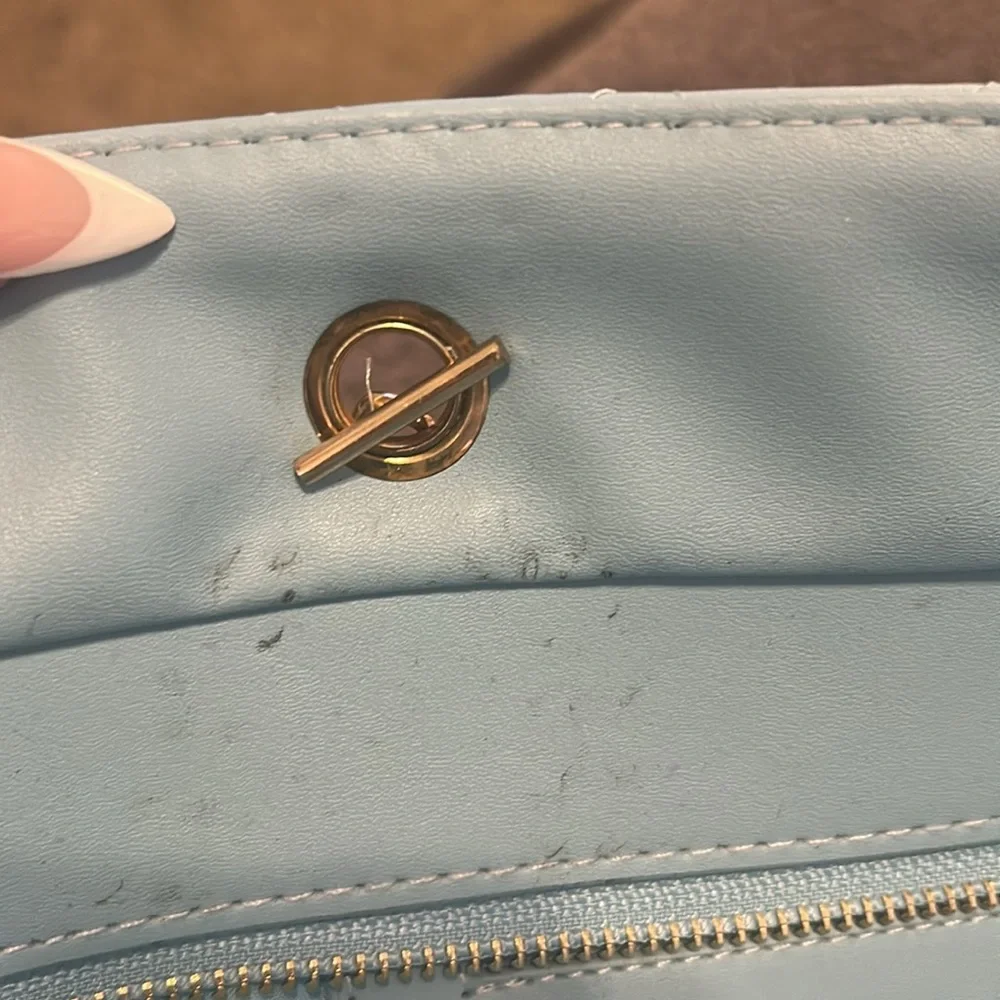 Badgley Mishka baby blue tote - Picture 5 of 6
